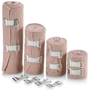 Bandages; Elastic Bandage Support (5cm–20cm) – 12 Pack