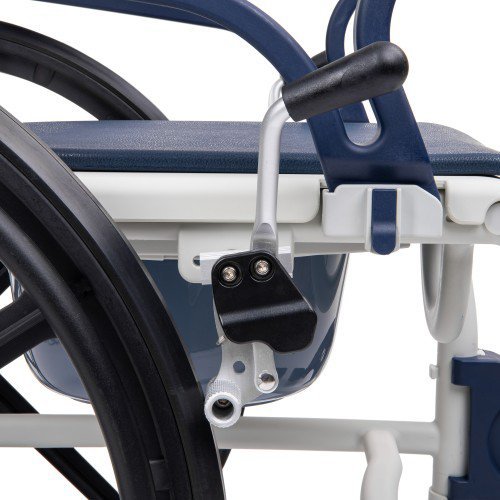 3-in-1 Commode Wheelchair Shower Chair with Brakes – Premium - Image 8
