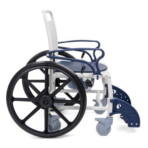 3-in-1 Commode Wheelchair Shower Chair with Brakes – Premium - Image 5