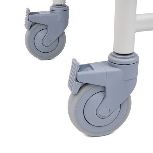 3-in-1 Commode Wheelchair Shower Chair with Brakes – Premium - Image 10