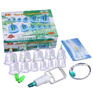 Cupping Therapy Set (12 Cups + Vacuum Pump Gun)