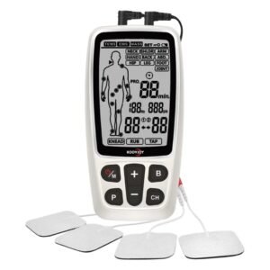 3-in-1 EMS TENS Massage Electrotherapy Device Roovjoy – Pain Relief & Muscle Stimulation