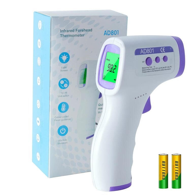 Infrared Forehead Thermometer (AIQUE AD-801) – 2 Second No-Contact Digital Thermometer