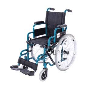 Wheelchair ; Pediatric Steel Wheelchair SKY-1903-30 – Durable Manual Wheelchair with Flip-Up Armrests