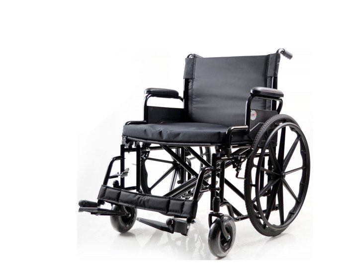 Wheelchair; Steel Wheelchair SKY-1903GC-35 for Overweight Users