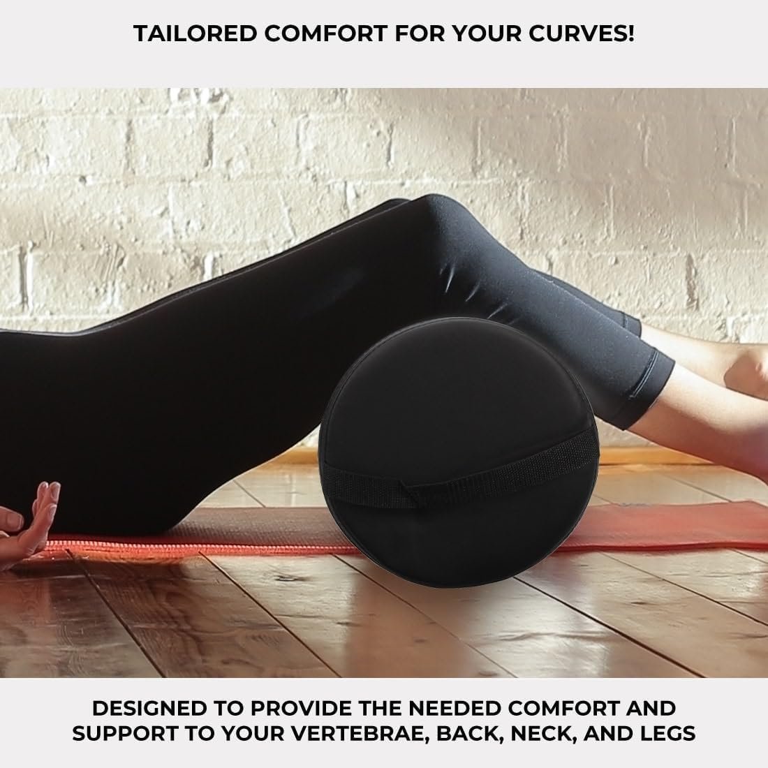 Round Bolster Cushion 50x20cm for Physiotherapy & Support - Image 2