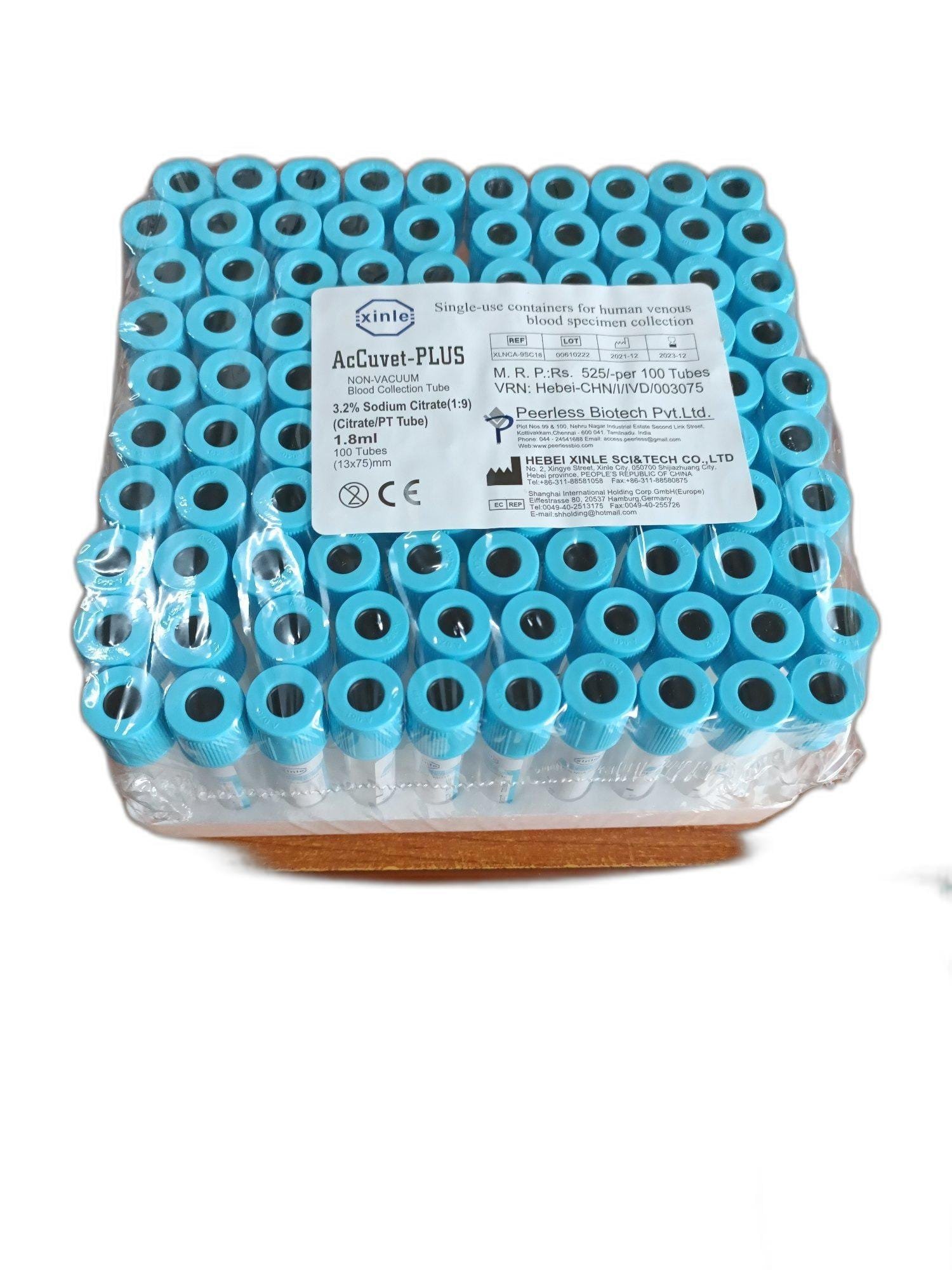 Sodium Citrate Blood Collection Tube – 2.7mL - Image 2