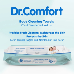 Dr Comfort Body Cleaning Wet Wipes 50pcs – Medical Grade1