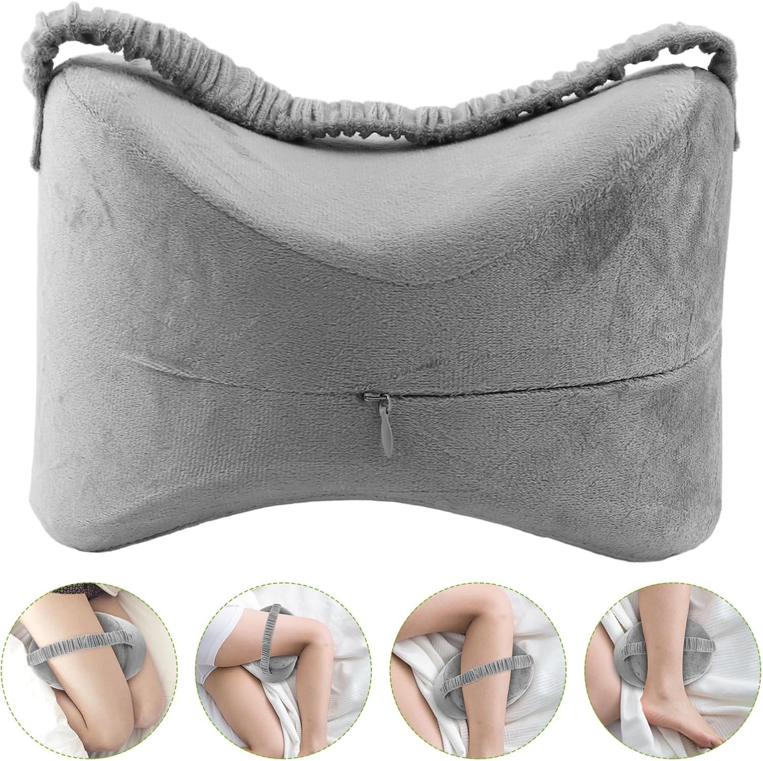 Orthopedic Knee Pillow Memory Foam Leg Support Cushion - Image 3