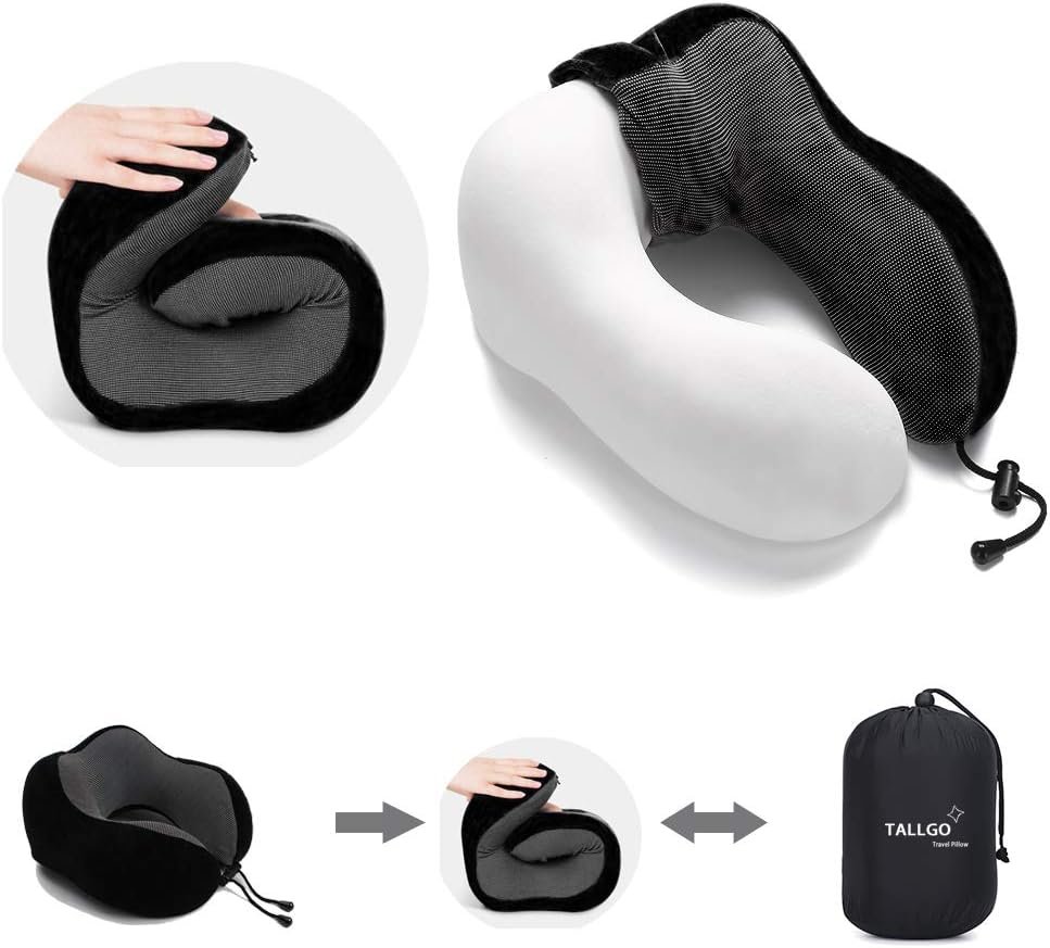Memory Foam Neck Travel Pillow U Shape Support Cushion - Image 8