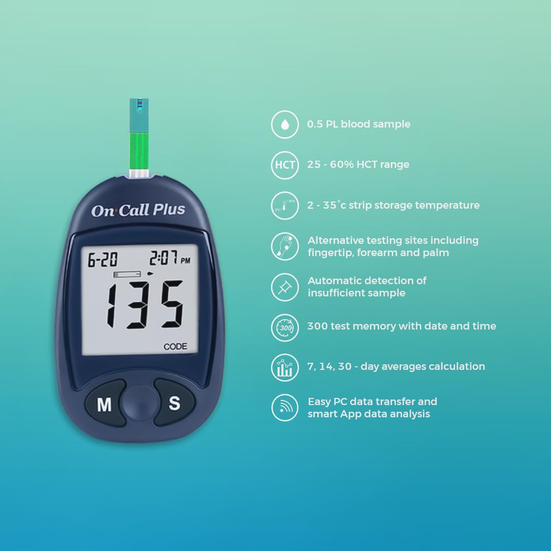 Glucose Monitor (On Call Plus) – Fast, Accurate Diabetes Tester - Image 3