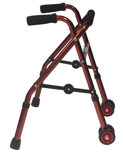Pediatric Wheeled Walker Aluminum Adjustable Child Walker - Image 2