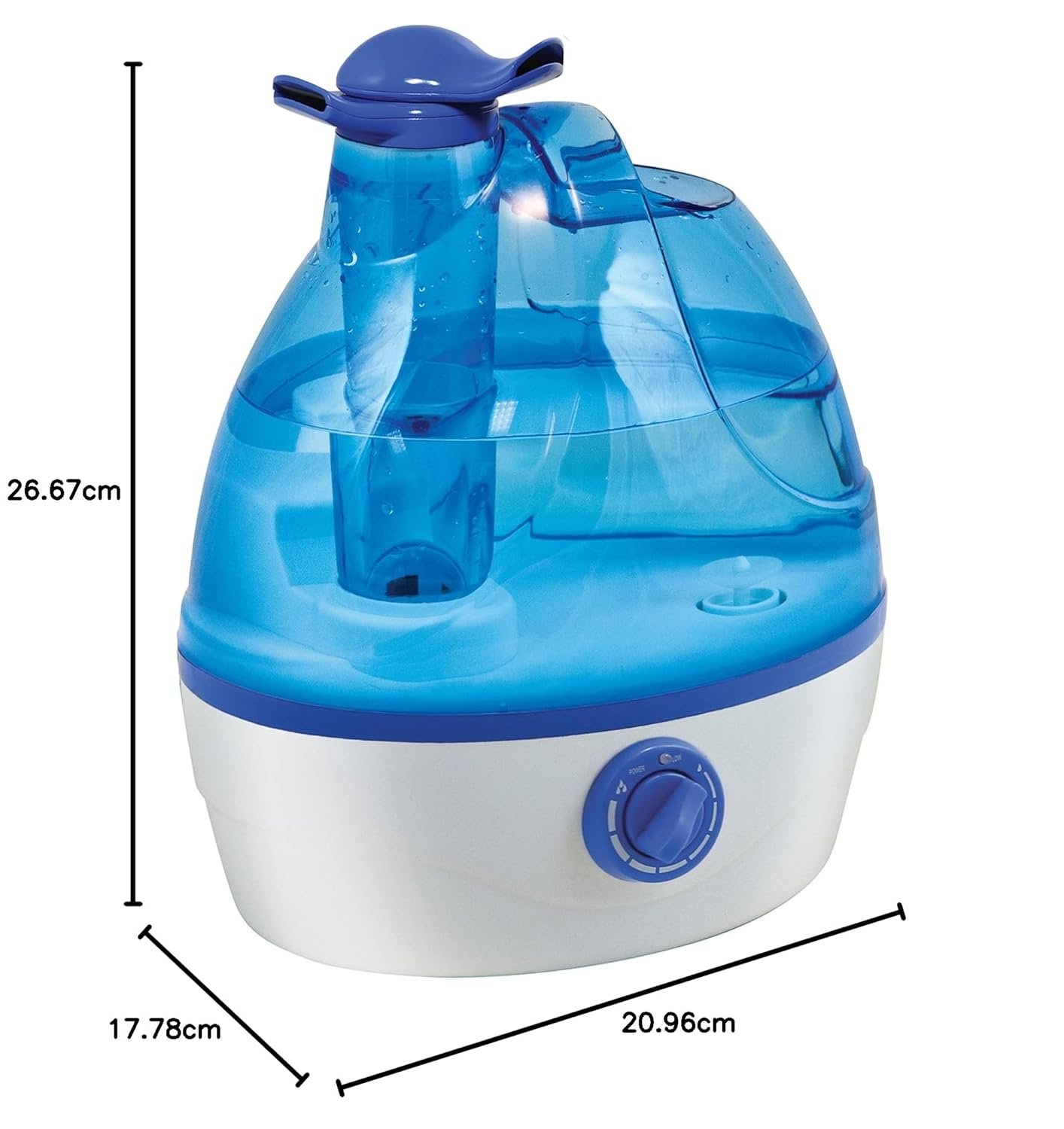Portable Ultrasonic Humidifier Cool Mist 2.2L Quiet - Image 3