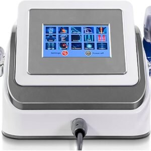 8 Bar Shockwave Therapy Machine SKY-SW801 — 5 Probes, 1–22MHz, 350W (Gray / Navy Blue)