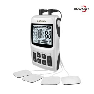 Electrotherapy Roovjoy 4-in-1 Machine 2 channels – TENS, EMS, IF, RUSS | Pain Relief & Rehab Device