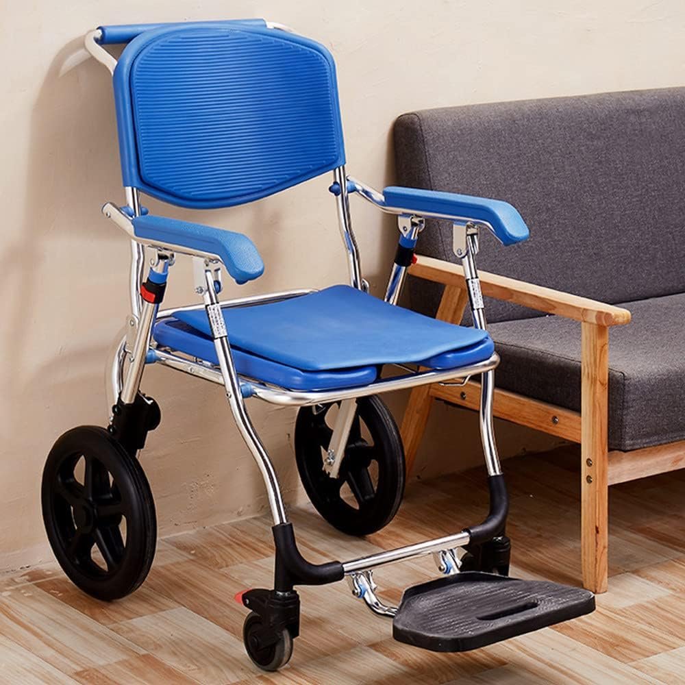 Commode Chair 4-in-1 Wheeled For shower - Image 10