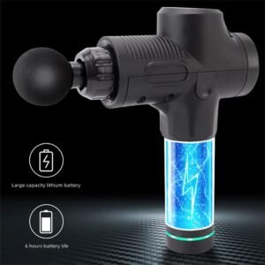 Professional Massage Gun with Carrying Case – 30-Speed Deep Tissue Muscle Massager
